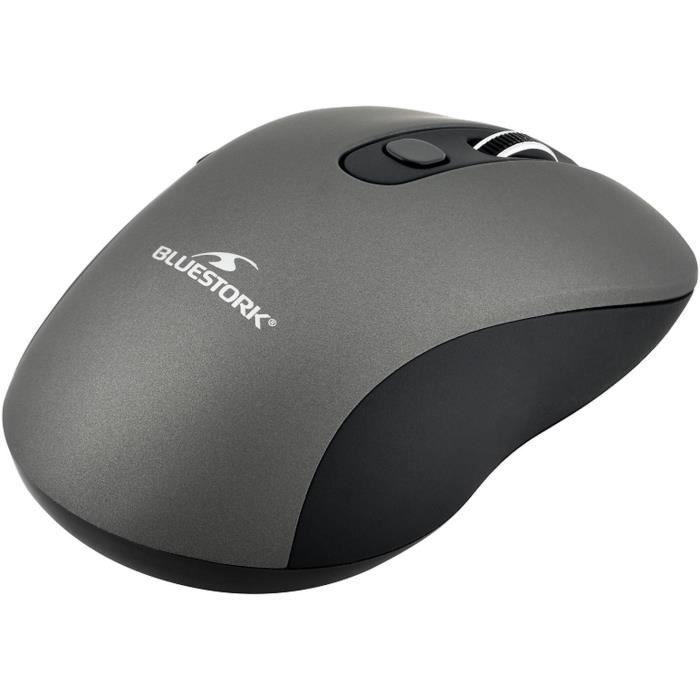 Souris Sans Fil - 2,4 GHz - 6 bouttons - Gris - Paloma Tech