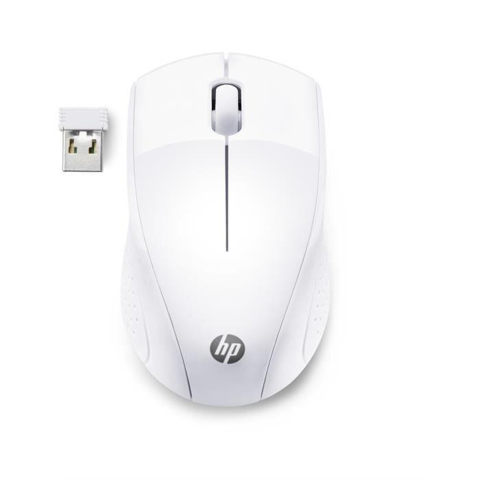 Souris sans fil HP 220 - Blanc neige HP