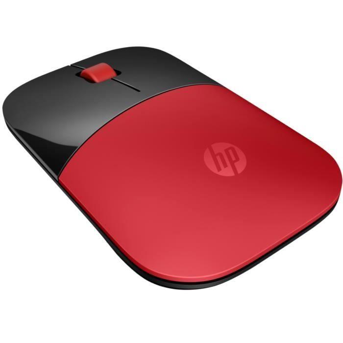 Souris sans fil HP Z3700 - Rouge Cardinal HP