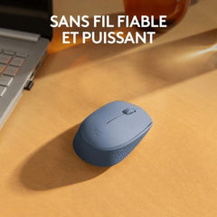 Souris Sans Fil - LOGITECH - M171 - 2,4 GHz avec Mini - récepteur USB - Suivi Optique - Ambidextre - Bleu Gris - Paloma Tech