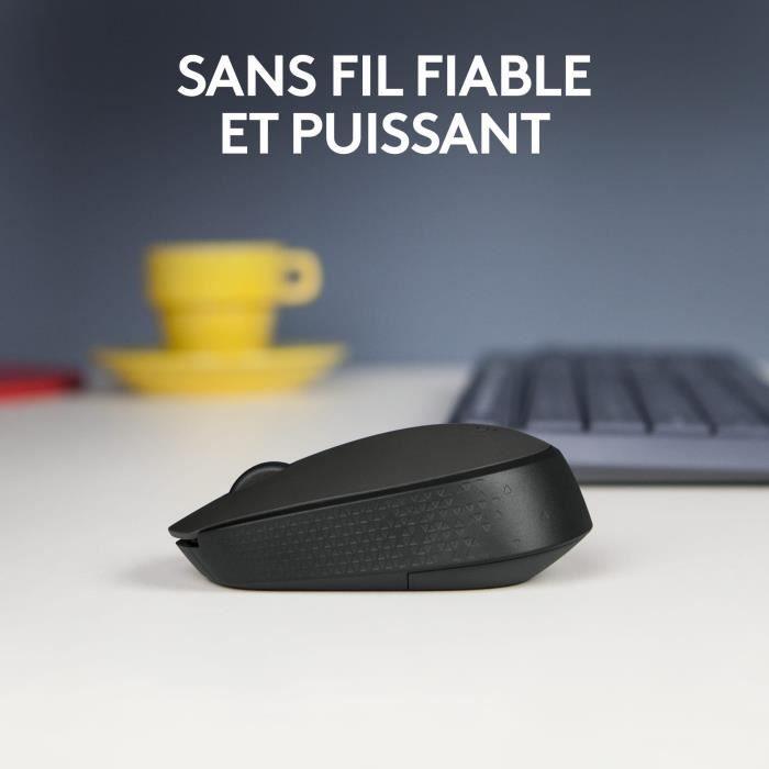 LOGITECH - Souris Sans Fil Ambidextre M171 - Noir - Paloma Tech