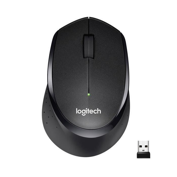 LOGITECH - Souris silencieuse sans fil M330 Silent Plus - Noir - Paloma Tech