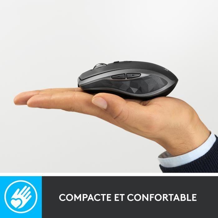 Souris sans fil - LOGITECH - MX Anywhere 2S - Noir - Paloma Tech