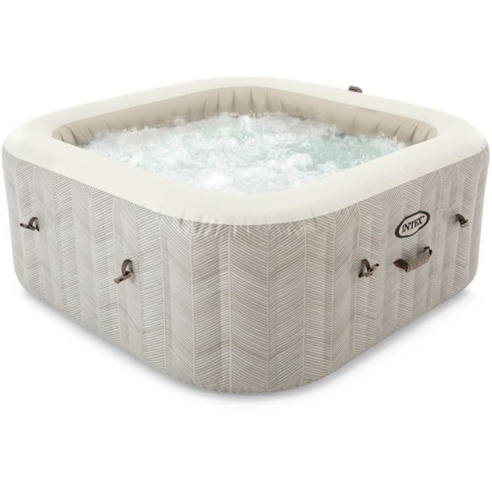 Spa gonflable INTEX - Chevron - 196 x 196 x 71 cm - 6 places - Carré - 28472EX INTEX