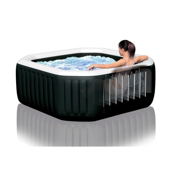 Spa gonflable INTEX - Carbone - 218 x 71 cm - 6 places - Octogonal - 28462EX INTEX