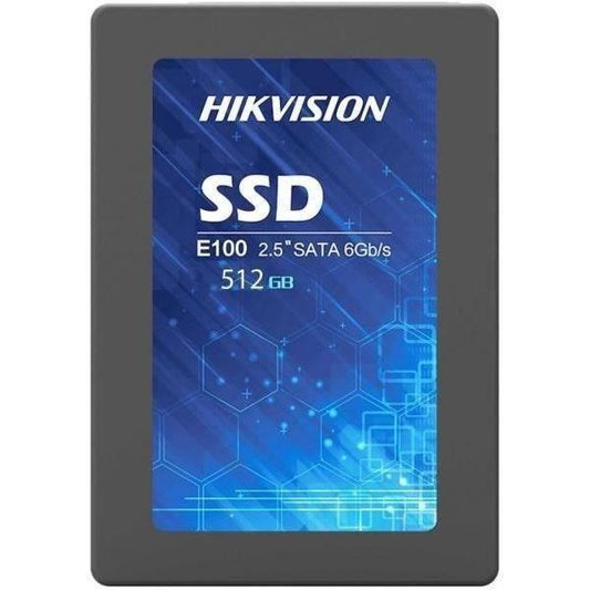 SSD Interne - HIKVISION - 2.5 512 Go E100 SATA 6.0Gbps SATA-III  3D TLC 550 MB/s 240 TB (HS-SSD-E100/512G) HIKVISION