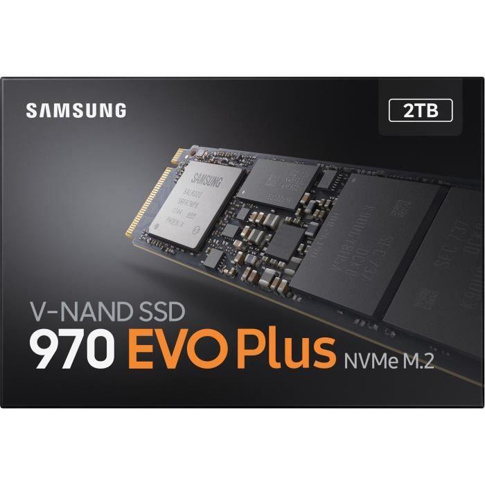 SAMSUNG - SSD Interne - 970 EVO PLUS - 2To - M.2 NVMe (MZ - V7S2T0BW) - Paloma Tech