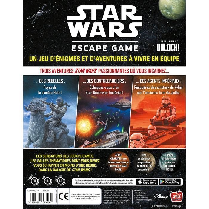 Star Wars Escape Game - Asmodee - Jeu de société