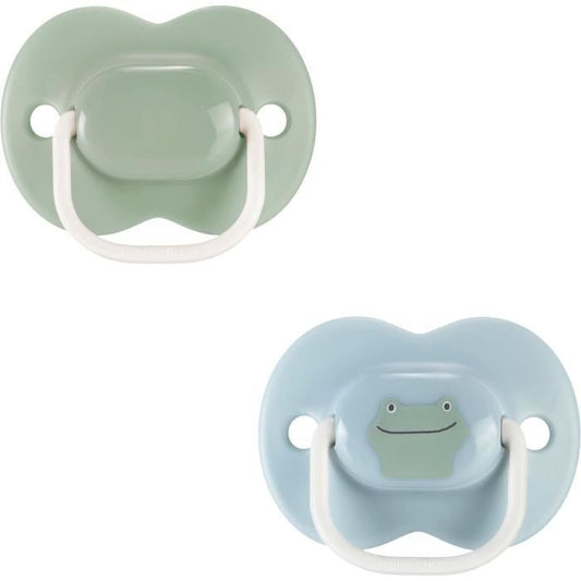 Sucettes - TOMMEE TIPPEE - ANYTIME - 6-18 mois - Lot de 2 sucettes symétriques sans BPA - Capsule de stérilisation