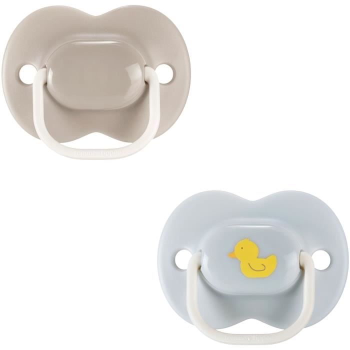 Sucettes - TOMMEE TIPPEE - ANYTIME - 6-18 mois - Lot de 2 sucettes symétriques sans BPA - Capsule de stérilisation