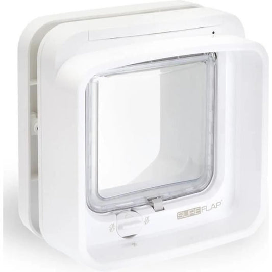 SUREFLAP Chatiere a puce électronique DualScan - Blanc - 142 mm x 120 mm (Mémorisation d'un maximum de 32 puces) SUREFLAP