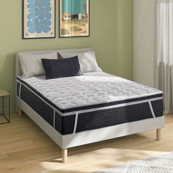 Surmatelas 140x190cm - 7cm - DEKO DREAM Micro