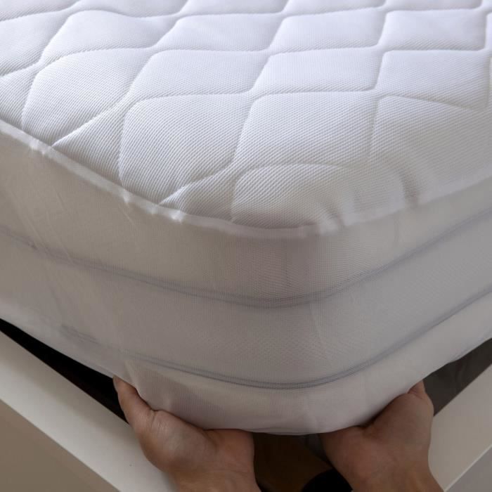 Surmatelas Chauffant - Imetec - 1 Place Adapto Maxi 195x90 cm - 6 Températures - Tissu Hypoallergénique - Température Constante IMETEC