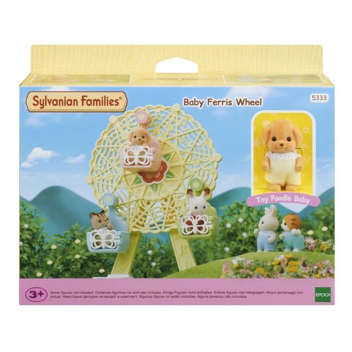 SYLVANIAN FAMILIES - 5333 La grande roue des bébés - Bébé Caniche - Beige - 3 ans