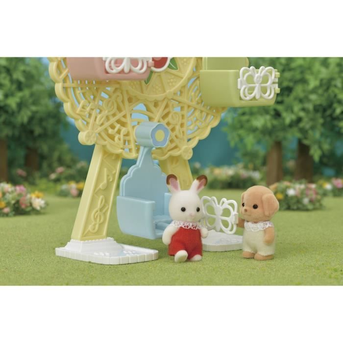 SYLVANIAN FAMILIES - 5333 La grande roue des bébés - Bébé Caniche - Beige - 3 ans