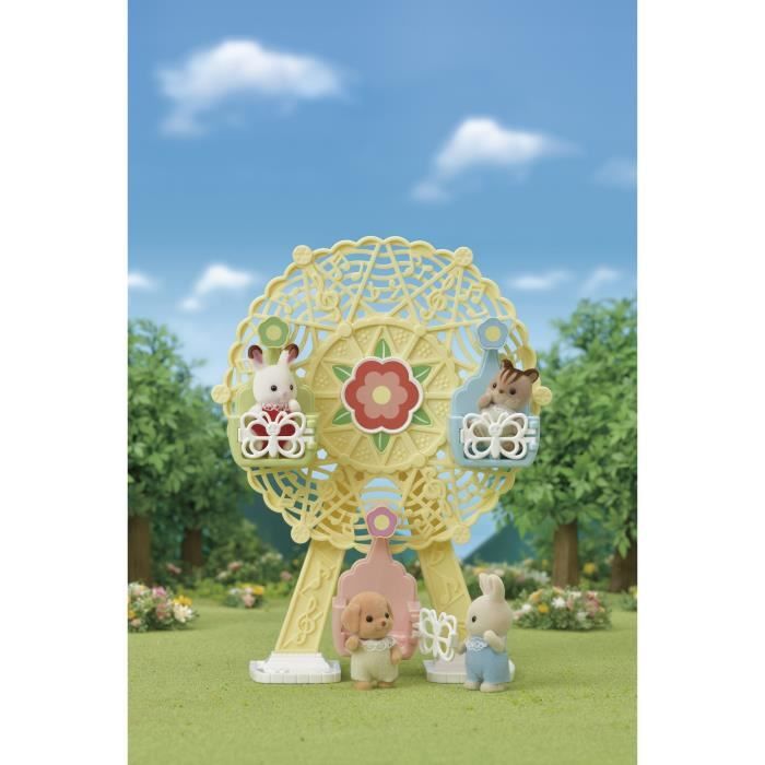 SYLVANIAN FAMILIES - 5333 La grande roue des bébés - Bébé Caniche - Beige - 3 ans