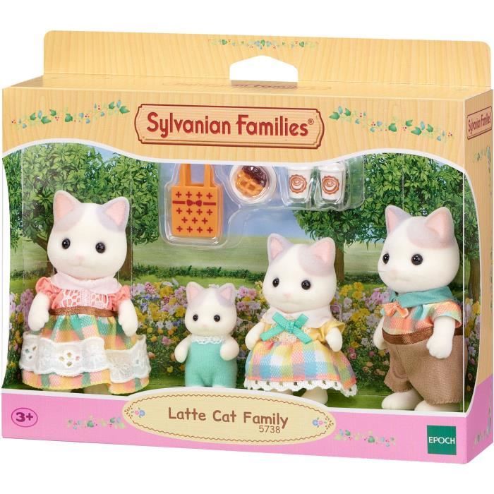 SYLVANIAN FAMILIES 5738 - La famille Chat Latté