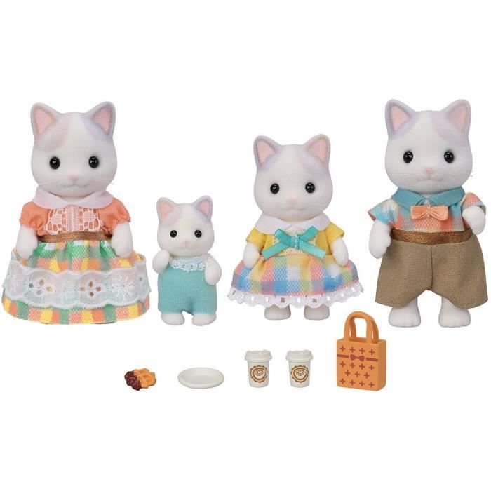 SYLVANIAN FAMILIES 5738 - La famille Chat Latté