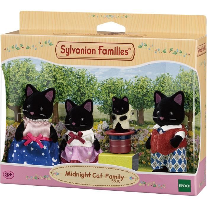 SYLVANIAN FAMILIES - La famille chat magicien - Poupée articulée - Beige - Des 3 ans