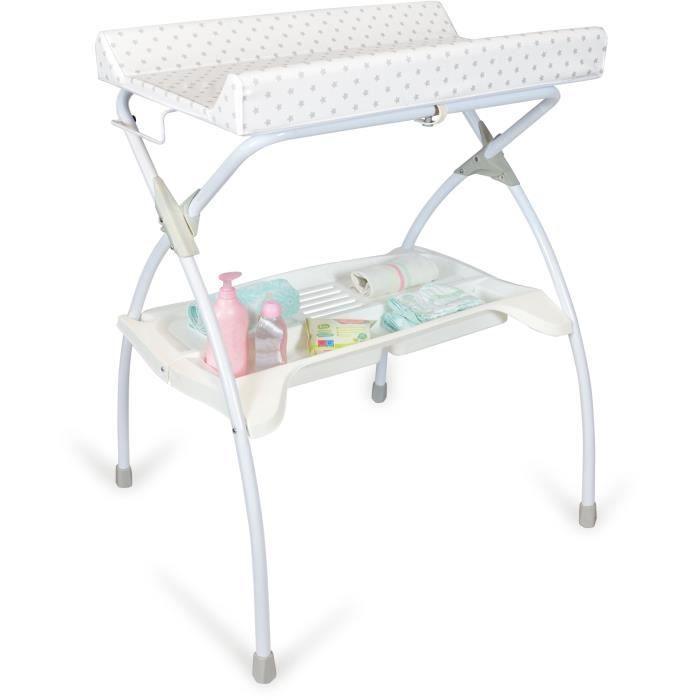 Table a Langer Moon - Babyland - PVC - 80x68x98cm - Etoile Grise - made in Italia BABYLAND