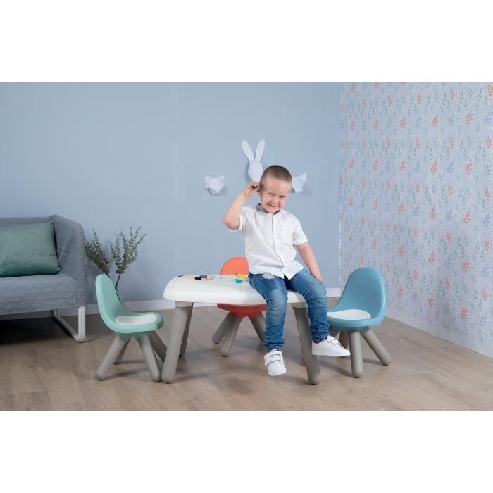 Table enfant - SMOBY - KID - Pieds soufflés - Anti-UV - Fabrication française SMOBY