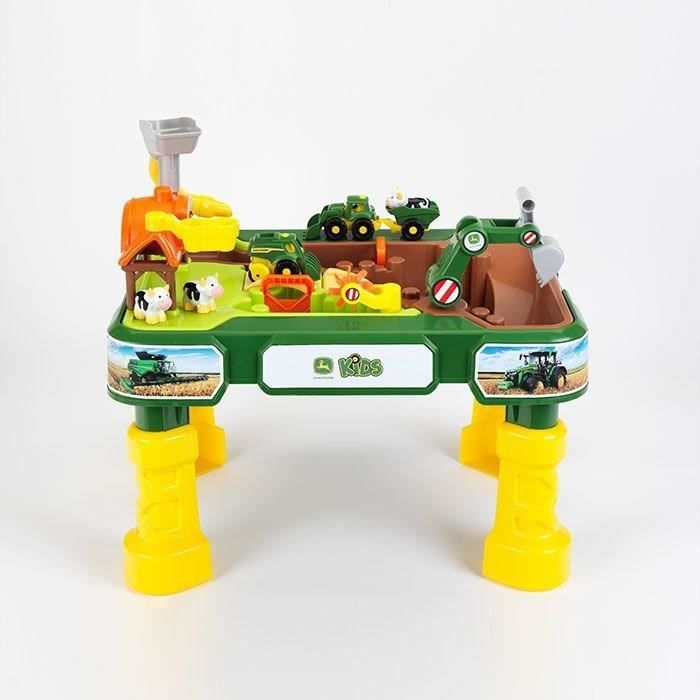 Table multi jeux sable et eau John Deere - KLEIN - 3948 - Mixte - Enfant - Jaune - A partir de 3 ans