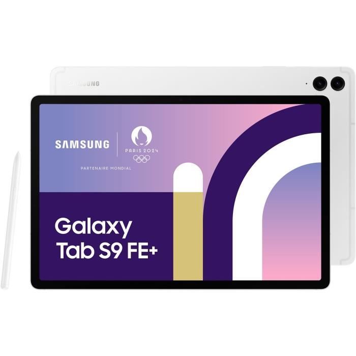 Tablette Tactile Samsung Galaxy Tab S9 FE + 12,4 WIFI 128Go Argent