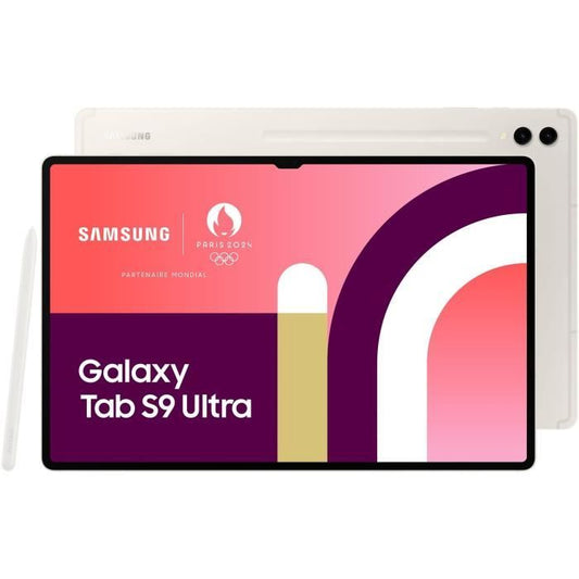 Tablette Tactile SAMSUNG Galaxy Tab S9 Ultra 14,6 WIFI 256Go Creme