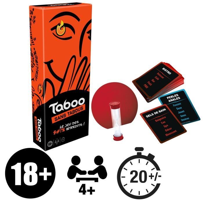 Taboo sans tabous jeu de société adulte le jeu des mots interdits a partir de 18 ans