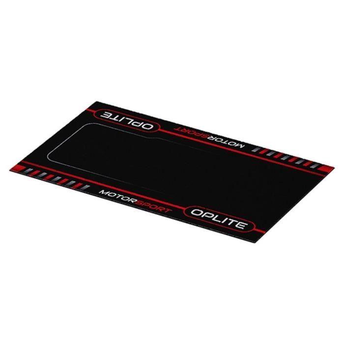 Tapis de sol pour Cockpit de simulation Racing OPLITE ULTIMATE GT Noir/Rouge OPLITE