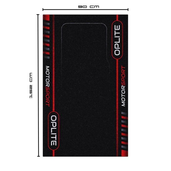 Tapis de sol pour Cockpit de simulation Racing OPLITE ULTIMATE GT Noir/Rouge OPLITE