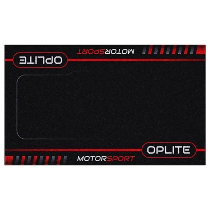 Tapis de sol pour Cockpit de simulation Racing OPLITE ULTIMATE GT Noir/Rouge OPLITE