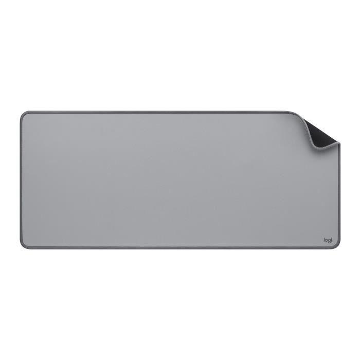 Large Tapis de Bureau - Logitech Desk Mat - Studio Series, Multifonctionnel et Etendu - Gris - Paloma Tech