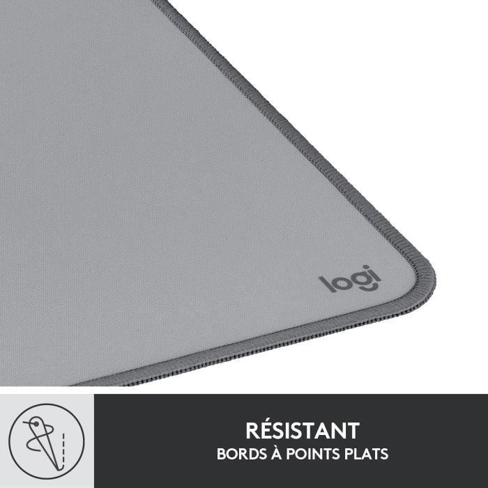 Large Tapis de Bureau - Logitech Desk Mat - Studio Series, Multifonctionnel et Etendu - Gris - Paloma Tech