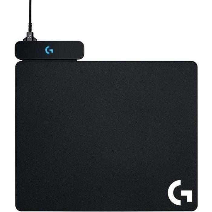 LOGITECH - Tapis de Souris Gamer Powerplay - Systeme de charge de la souris sans fil - Noir - Paloma Tech