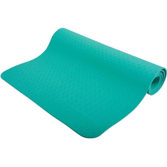 Tapis de yoga - FITNESS - SCHILDKRÖT - 180 x 61 cm - 4 mm - Sac inclus - Vert