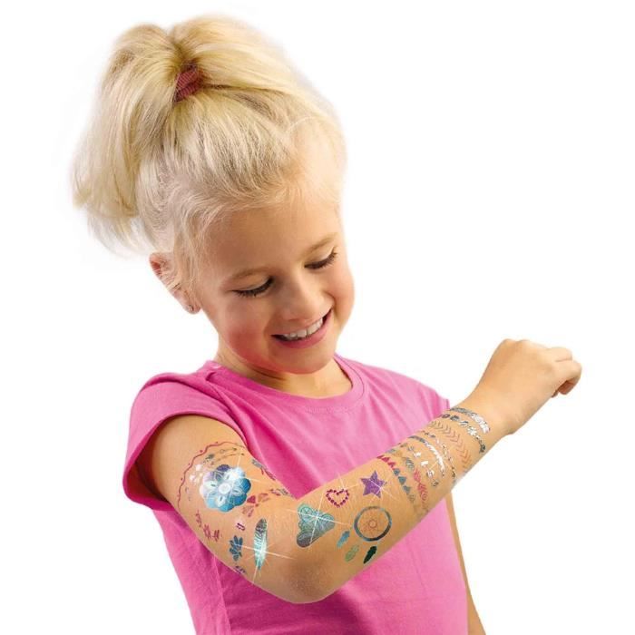 Tatouages glamour 3 en 1 - SES CREATIVE - Multicolore - Blanc - Pour enfants des 5 mois