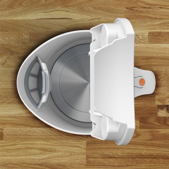 TEFAL Bouilloire électrique Justine - Blanc - 1.2L - 2400W - Filtre anti-tartre amovible BF512011 TEFAL