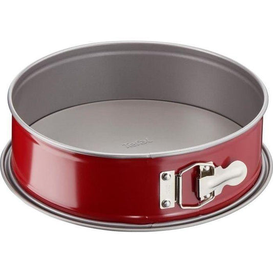 TEFAL Delibake Moule a charniere 27 cm, Acier carbone, Démoulage facile, Rouge J1641414 TEFAL