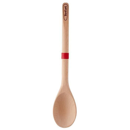 TEFAL INGENIO Cuillere en bois de Hetre et silicone Platinium 32 cm K2300514 TEFAL