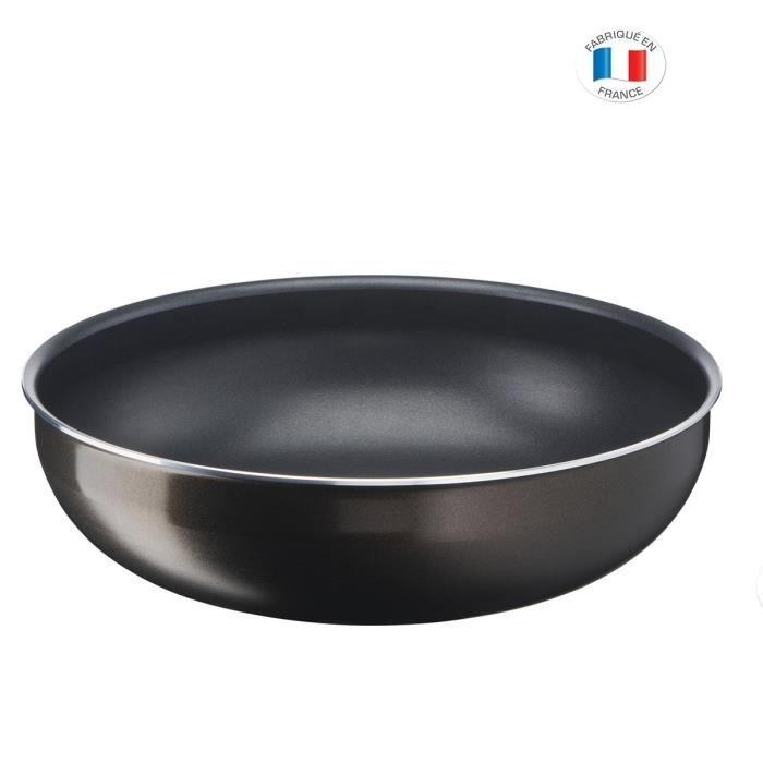 TEFAL INGENIO Easy Plus Wok 26 cm, Non induction, Revetement antiadhésif, Fabriqué en France L1507702 TEFAL