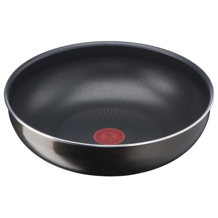 TEFAL INGENIO Easy Plus Wok 26 cm, Non induction, Revetement antiadhésif, Fabriqué en France L1507702 TEFAL