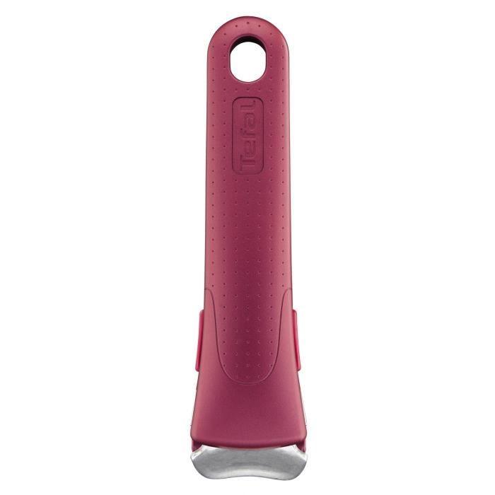 TEFAL INGENIO Poignée amovible Rouge, Empilable, Amovible, Verrouillage sécurité 3 points, Garantie 10 ans, Expertise L9863102 TEFAL