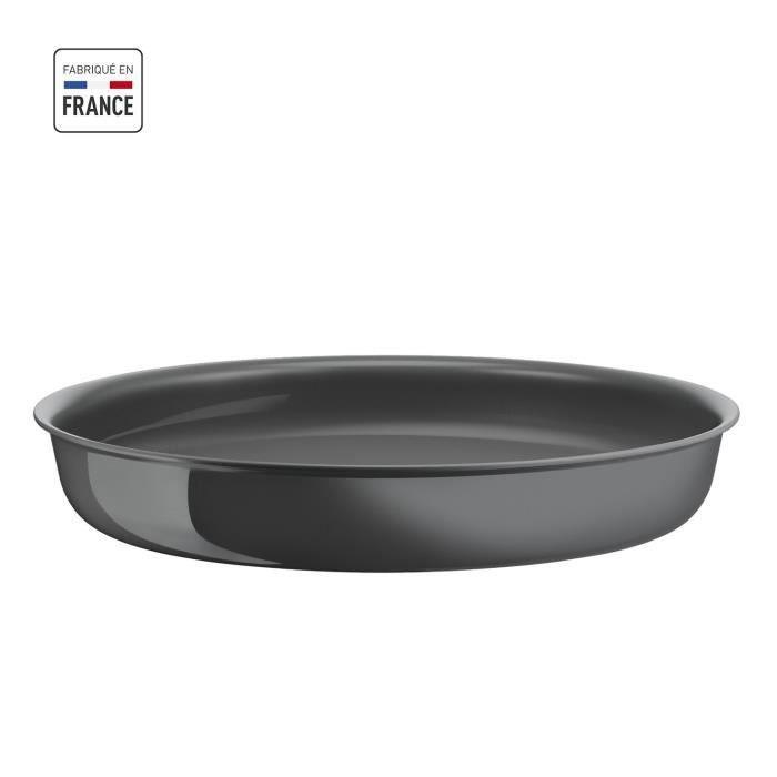 TEFAL INGENIO Renew Poele 24 cm, Induction, Revetement céramique antiadhésif, Compatible lave-vaisselle, Fabriqué en France L2600402 SEB