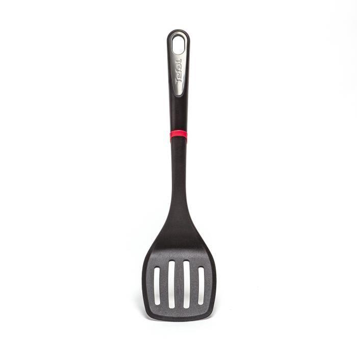 TEFAL INGENIO Spatule a fente, Bague de sécurité silicone, Sans BPA, Résiste jusqu'a 230° C, Compatible lave-vaisselle K2060814 TEFAL