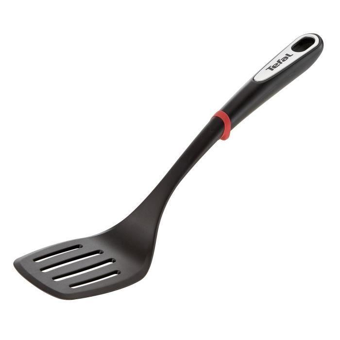 TEFAL INGENIO Spatule a fente, Bague de sécurité silicone, Sans BPA, Résiste jusqu'a 230° C, Compatible lave-vaisselle K2060814 TEFAL