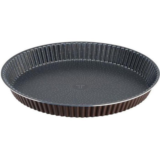 TEFAL Success Moule a tarte 27 cm, Revetement antiadhésif, Fabriqué en France, Tabac J1608302 TEFAL