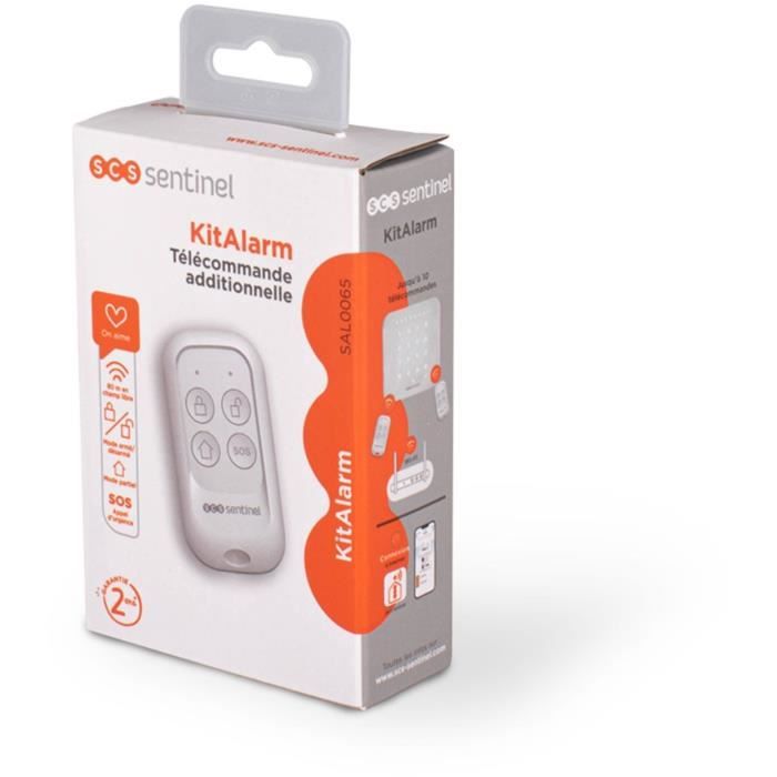 Télécommande pour kit alarme connecté KitAlarm - SCS SENTINEL