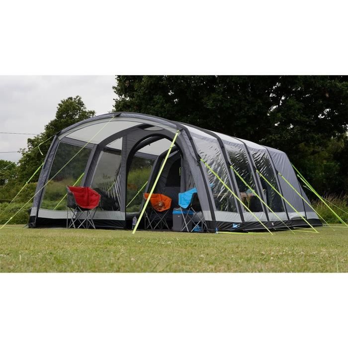 Tente de camping gonflabe - KAMPA - Hayling 6 AIR - 6 places - Gris