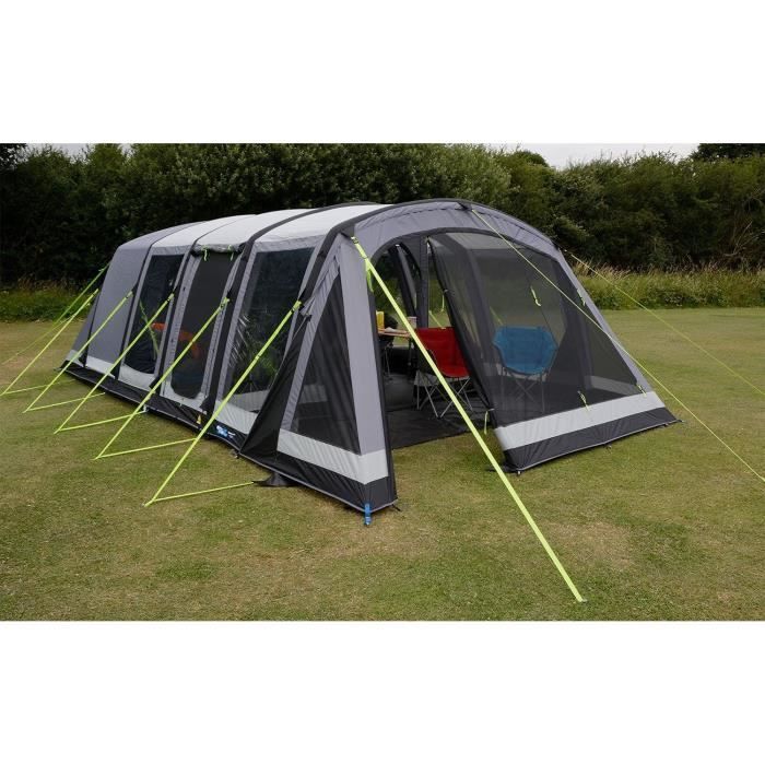 Tente de camping gonflabe - KAMPA - Hayling 6 AIR - 6 places - Gris